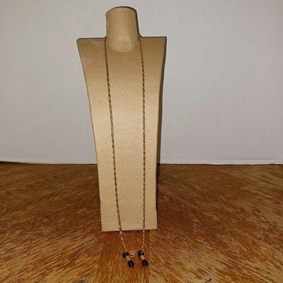 CMC by Corinne McCormack Byzantine Gold Tone Eyeglasses Holder Chain 30" long se - Picture 1 of 4